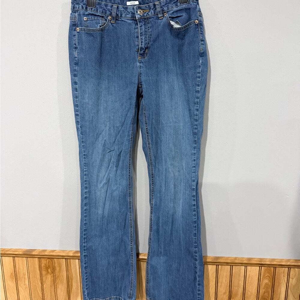 Liz & Co. Blue Straight Leg Jeans Size 10